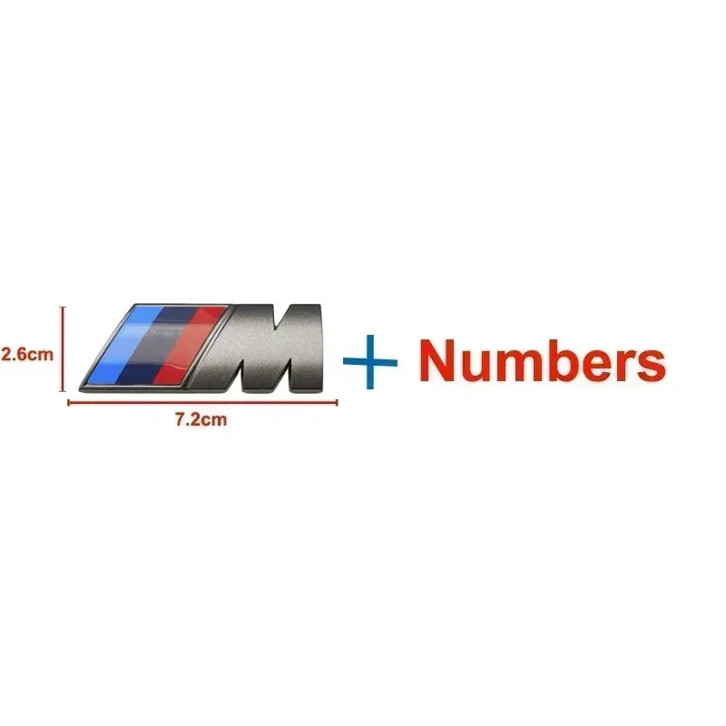 for BMW Thunder M1 M2 M3 M4 M5 M6 M7 M8 X1 X3 X4 X5 X6 X7 Car Trunk Sticker