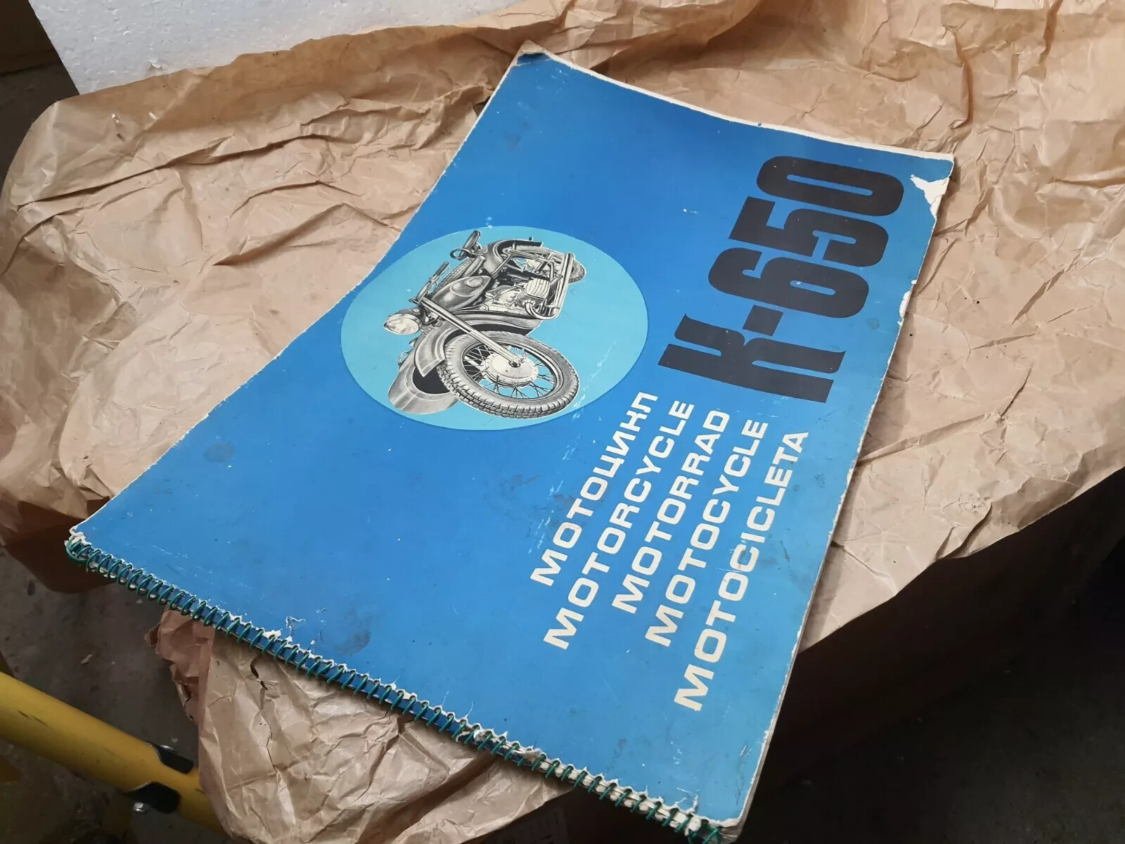 Genuine Dnepr K650 MB650 Operating Instructions Repair Book Book Operating Manua