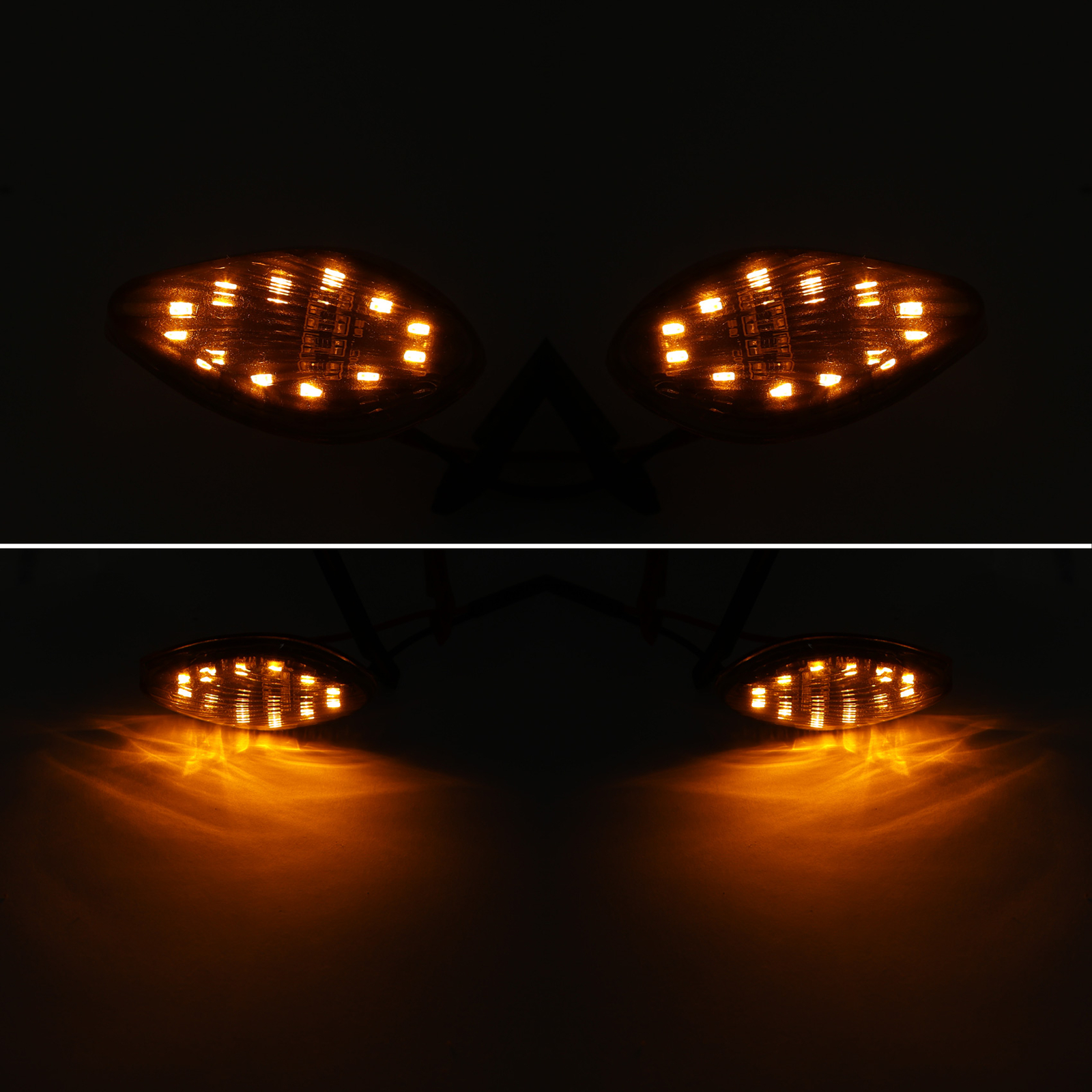 Front Amber Flush LED Turn Signals Light Fit For Honda Grom 125 2014-15 17-2020