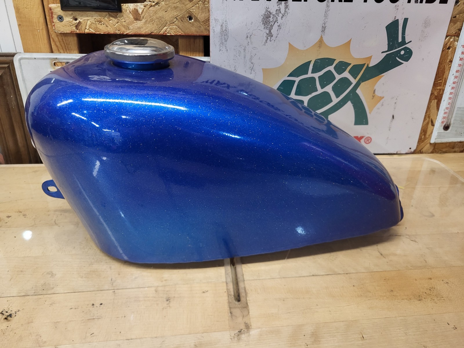 Ironhead Sportster Tank Pearl Blue 2.4 Gal
