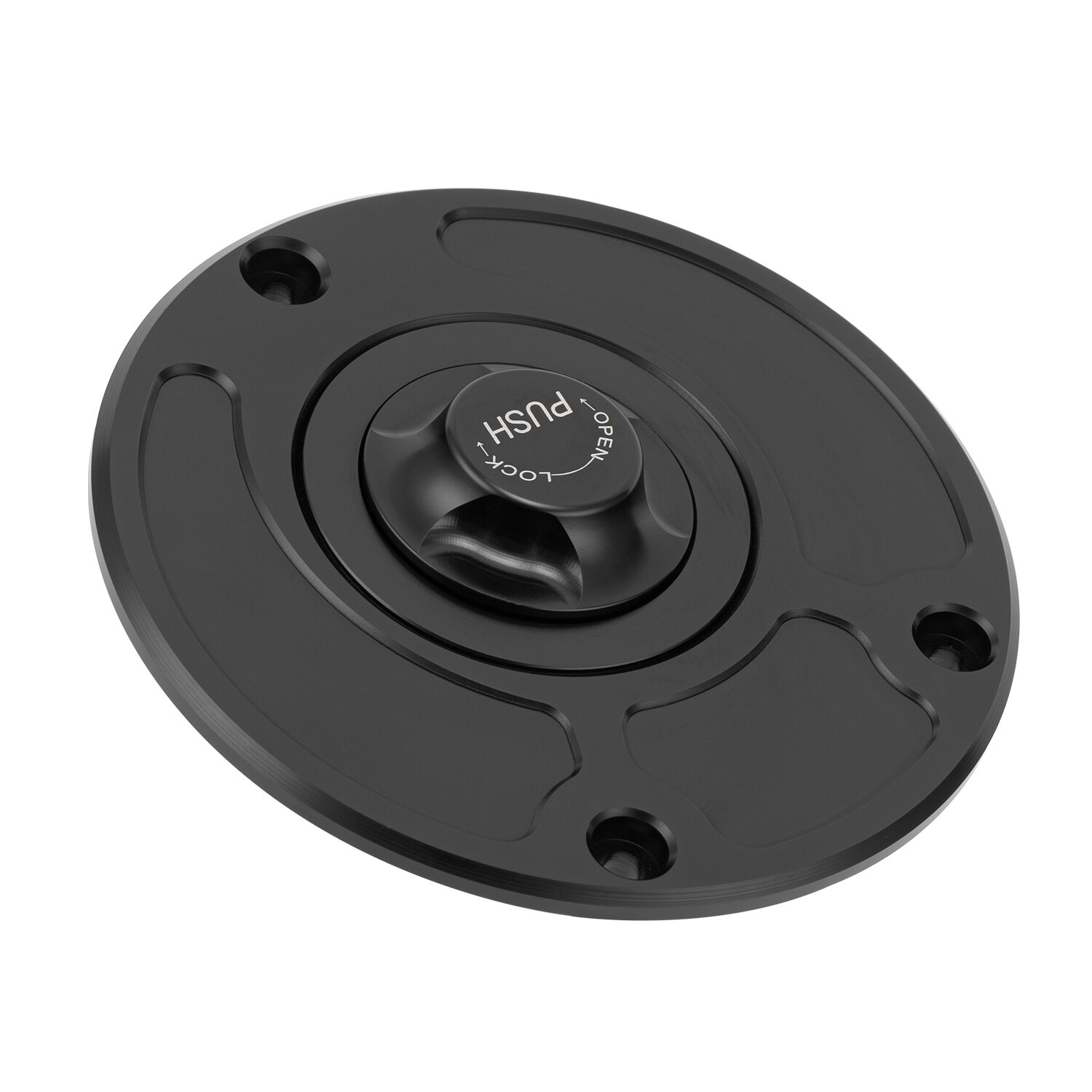 New CNC Motorcycle Keyless Fuel Gas Tank Cap Cover For Kawasaki ZX10R ZX14 06-13