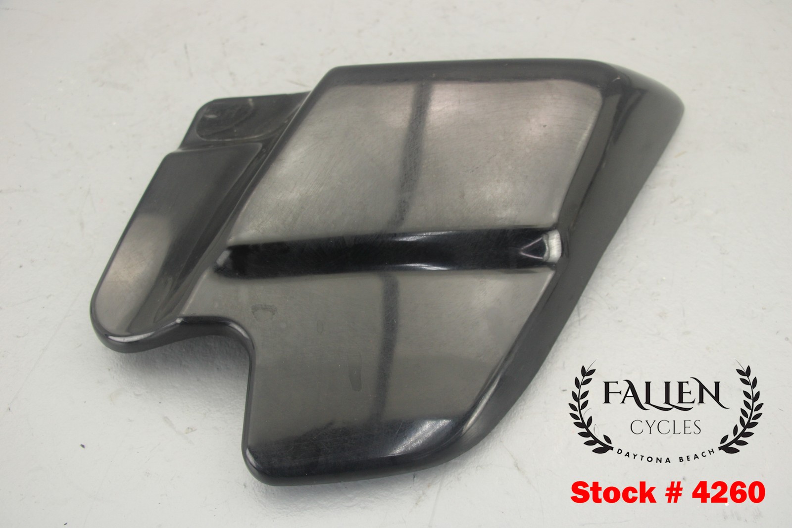 2008 Harley Electra Glide RIGHT Side Cover Panel VIVID BLACK #4260