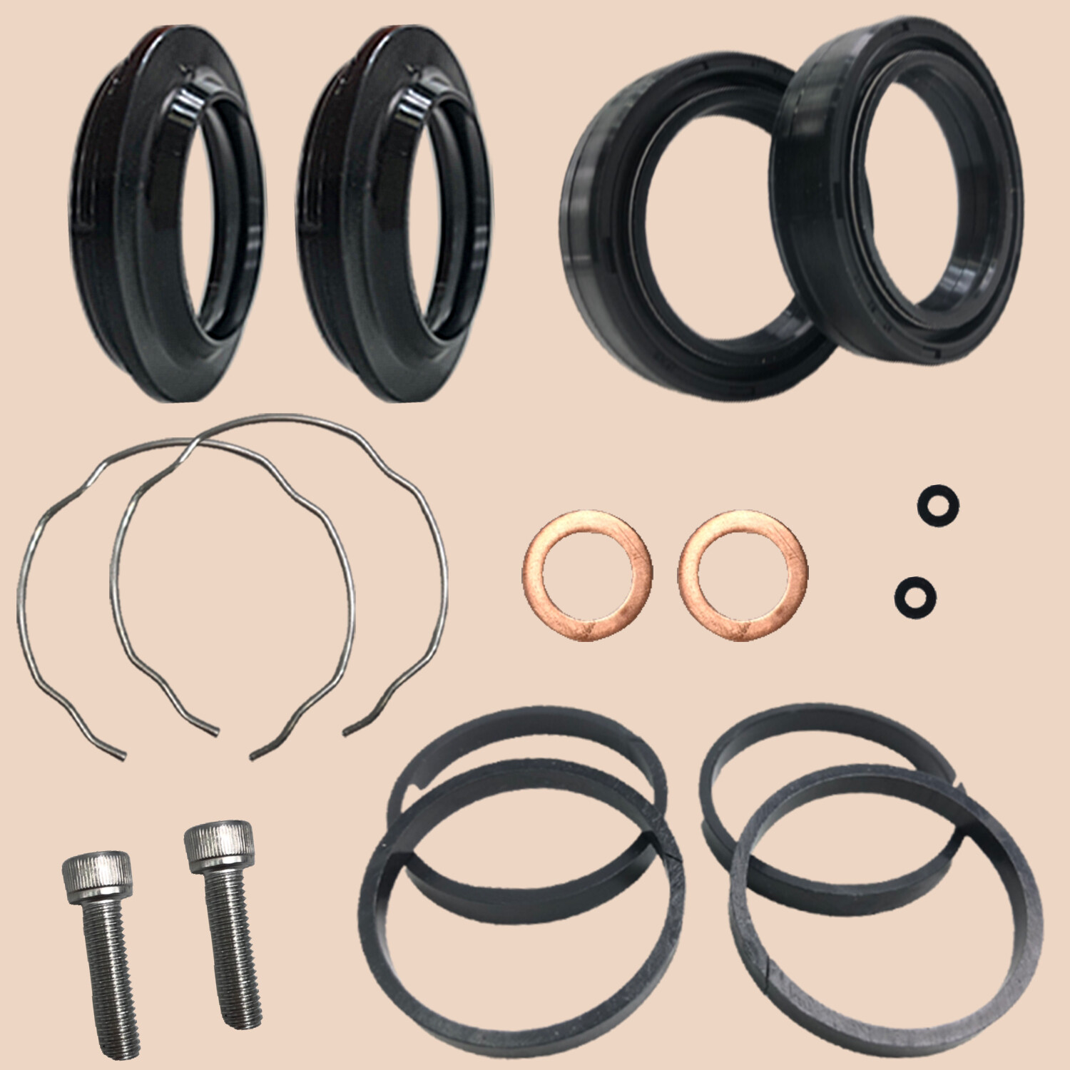 39mm Fork Seals Rebuild Kit for Harley-Davidson Sportster 883 1200 1988-2015