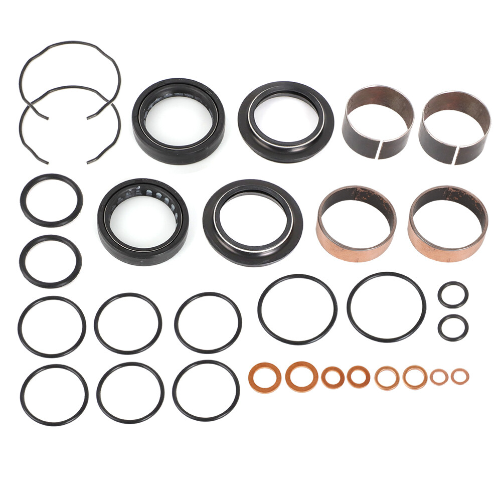 Fork Bushing Dust Oil Seal Rebuild Kit For Honda Vtx1300 2003-09 Vtx1300R 05-09