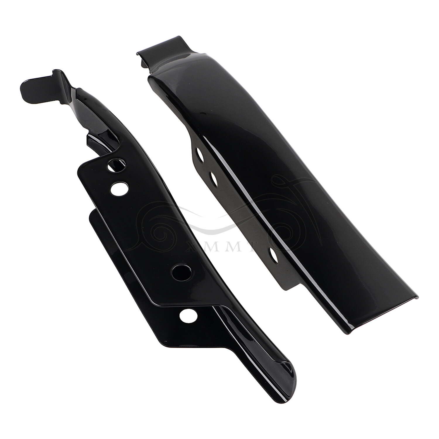 Vivid Black Fender/Saddlebag Filler Panels for Harley Touring Saddlebags 93-08