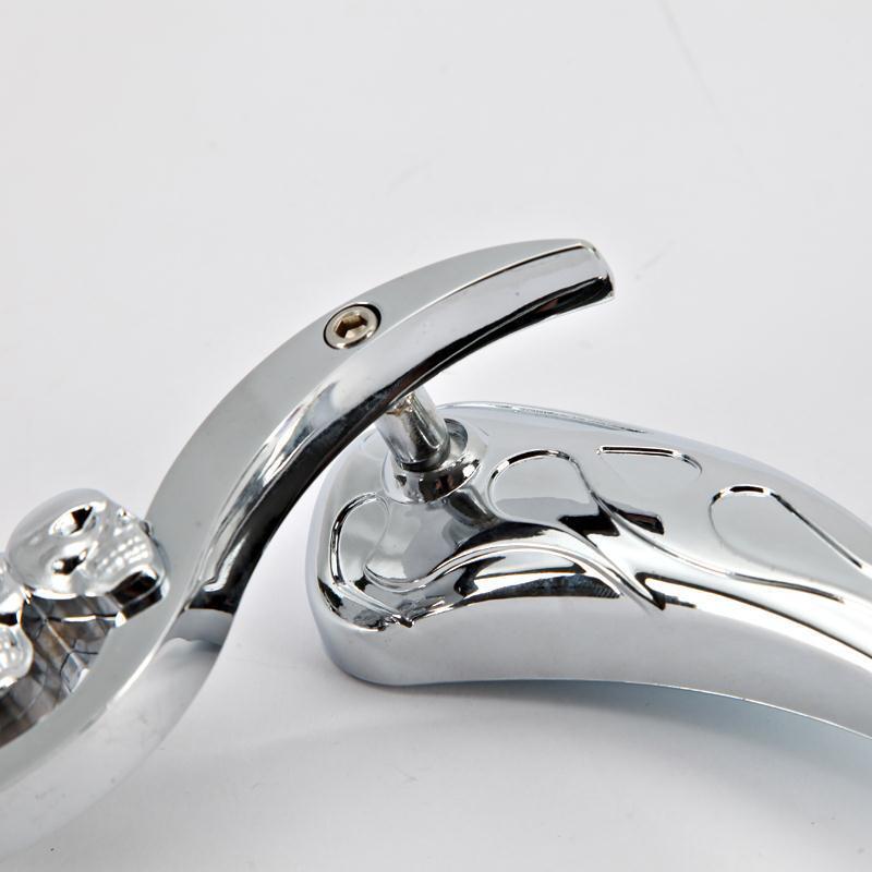 1 Pair of Motorcycle Rearview Side Mirrors for Harley-Davidson Road King Softail