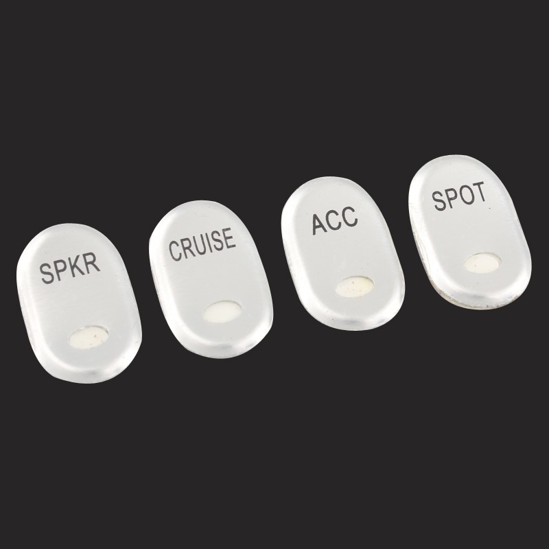 For Harley Electra Glide Ultra Classic 1996-2013 Panel Switch Cap Button Chrome