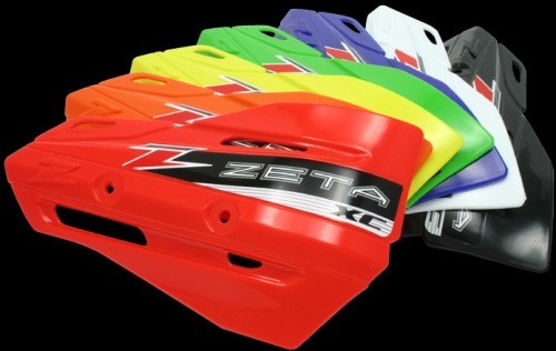 Zeta XC Protector Handguard Shields White Armor Guards Pair
