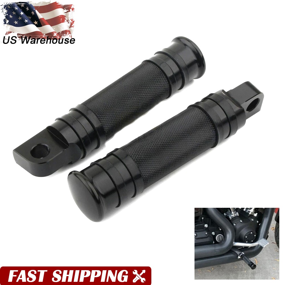 Motorcycle Male Mount Foot Pegs For Harley Touring Sportster Softail Dyna Bobber