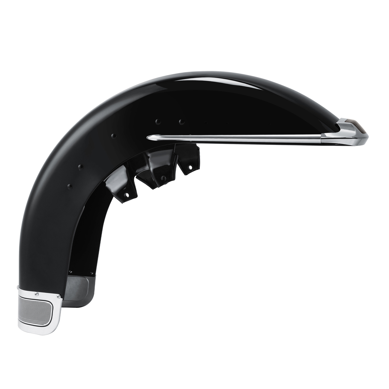 Fit For Harley Electra Glide Ultra 1989-2013 Front Fender Assembly Vivid Black
