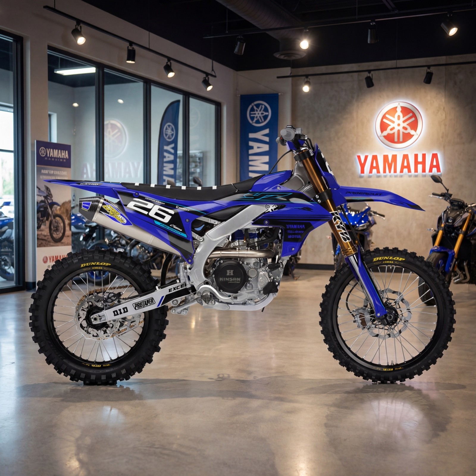 FITS YAMAHA YZ450F 2023 to 2025 and YZ250F 2024 to 2026 graphic kit 450f 250f