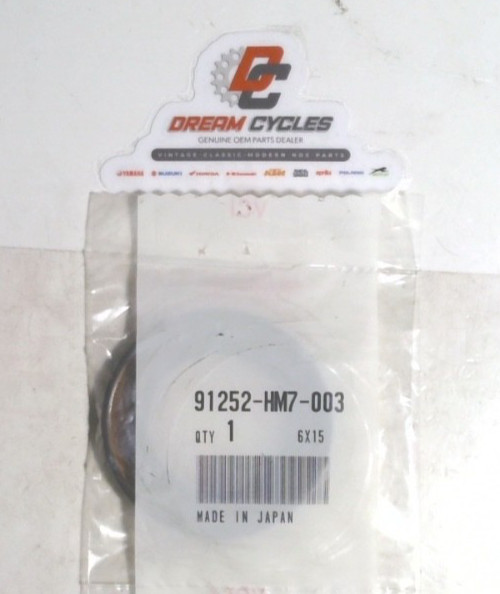 NOS Genuine Honda Oil Seal (34X58x6) 91252-HM7-003 NEW OEM FACTORY PART