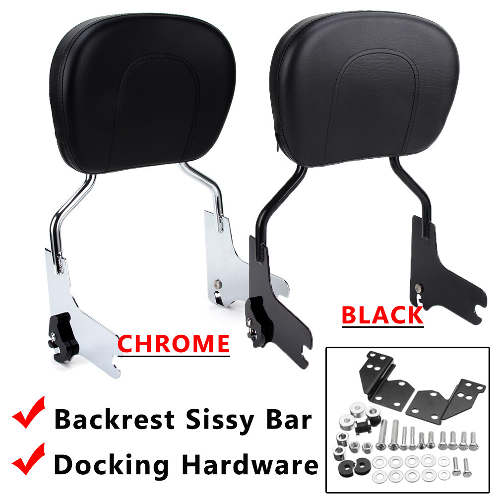 Passenger Backrest Sissy bar / Docking Hardware Fit For Harley Touring 1997-2008