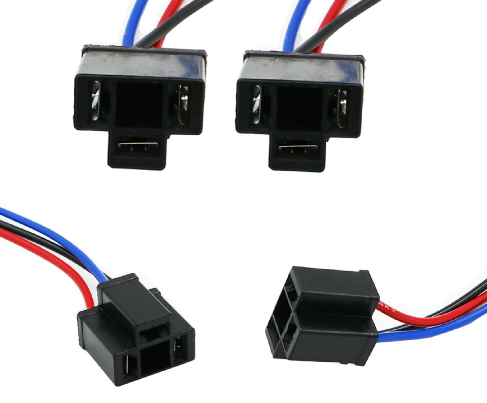Extension Wire P S 9003 HB2 H4 Two Harness Head Light Bulb Adapter Replacement