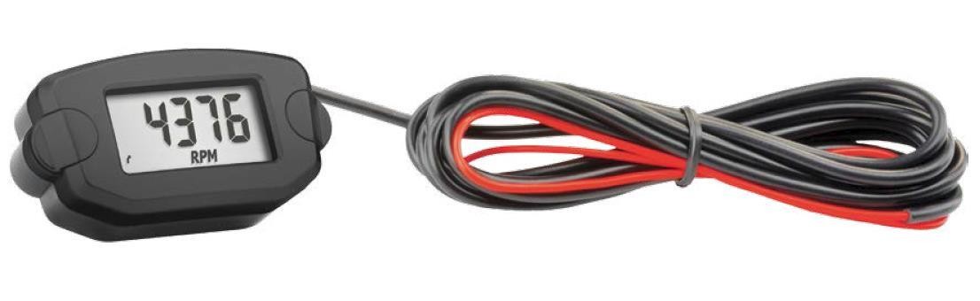 Trail Tech 742-A00 TTO Tach/Hour Meter – Black