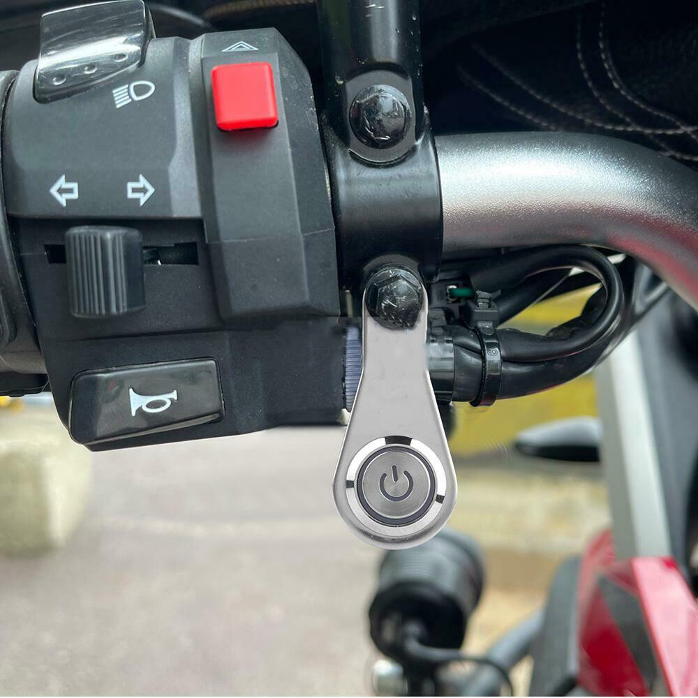 12V 10A LED Motorcycle ATV Handlebar Switch 7/8 in ON OFF Fog Light Headlight