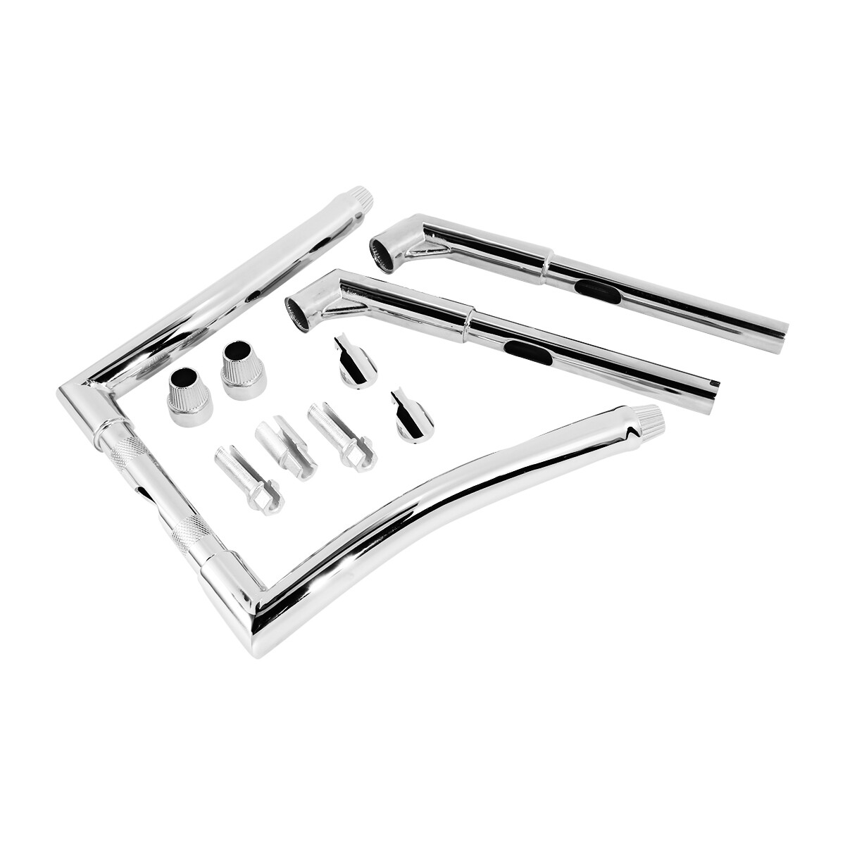 Chrome 14″ Rise Adjustable Ape Handlebar Fits For Harley Sportster Road King