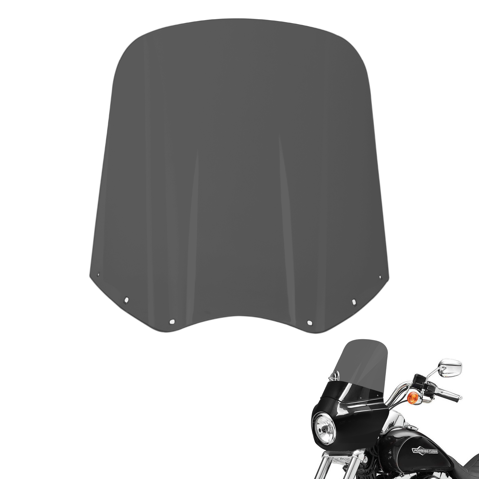 Smoke Replacement Windshield For Krator Motorcycle Fairing Model JBM-6024