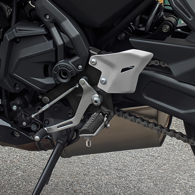 Driver Footrests Footpegs Bracket Fit For Kawasaki Ninja 650 Z650 Z650RS 2017-24