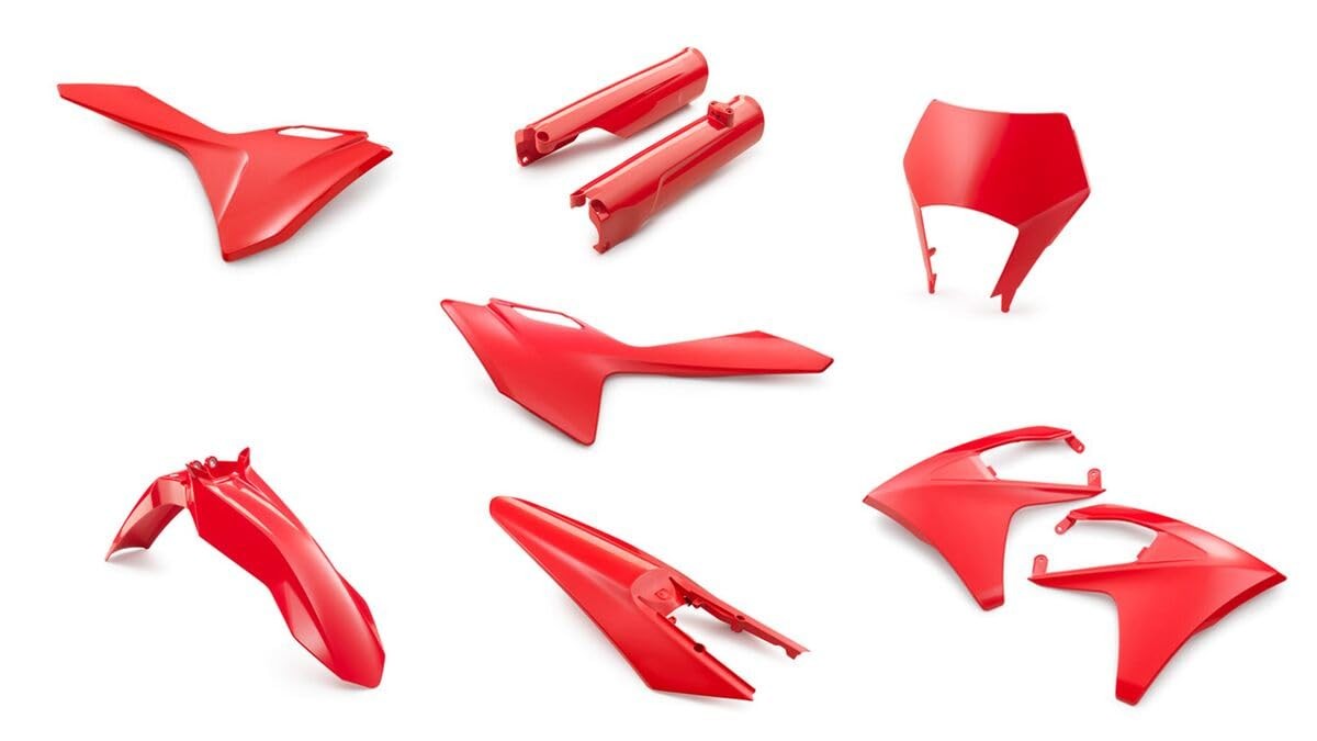 GASGAS OEM Full Plastic Kit Red for EC / ES 250, 300, 350, 450 – 00010000395K