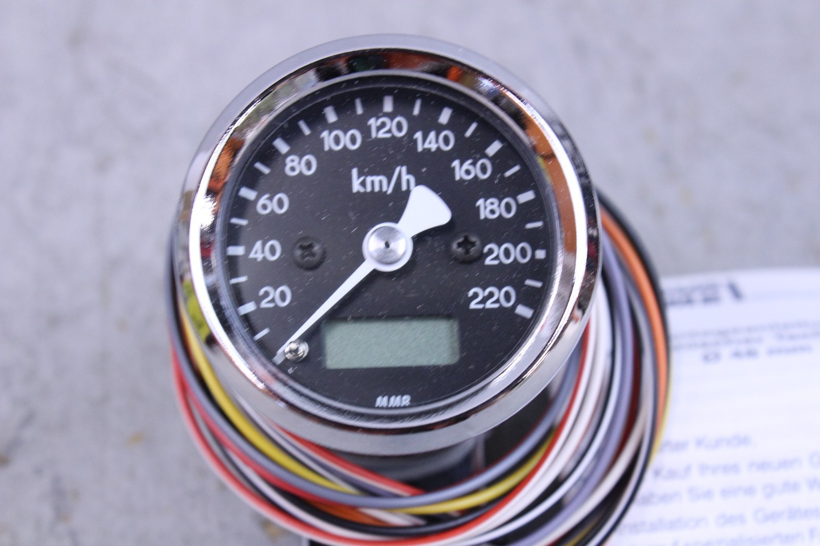 Custom Chrome Nova MMB Mini Speedometer 48mm 220kmh 686337