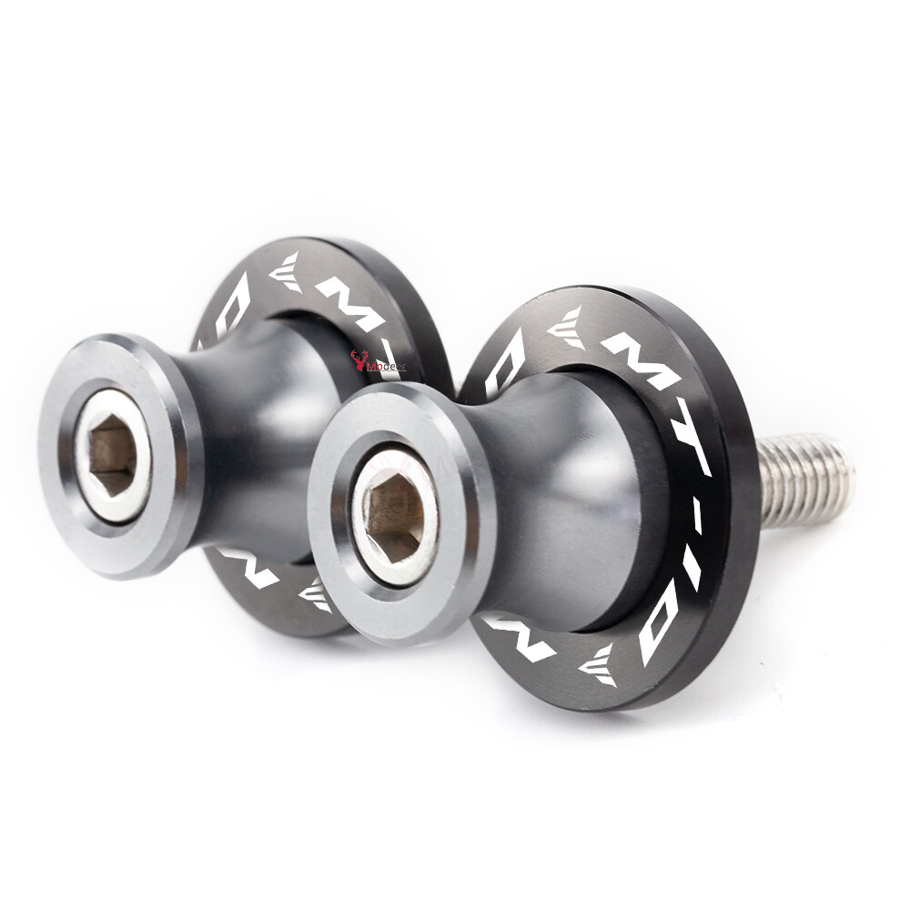 Motorcycle Swingarm Spools Sliders Stand Screws M6 1 Pair For YAMAHA MT-10 MT10
