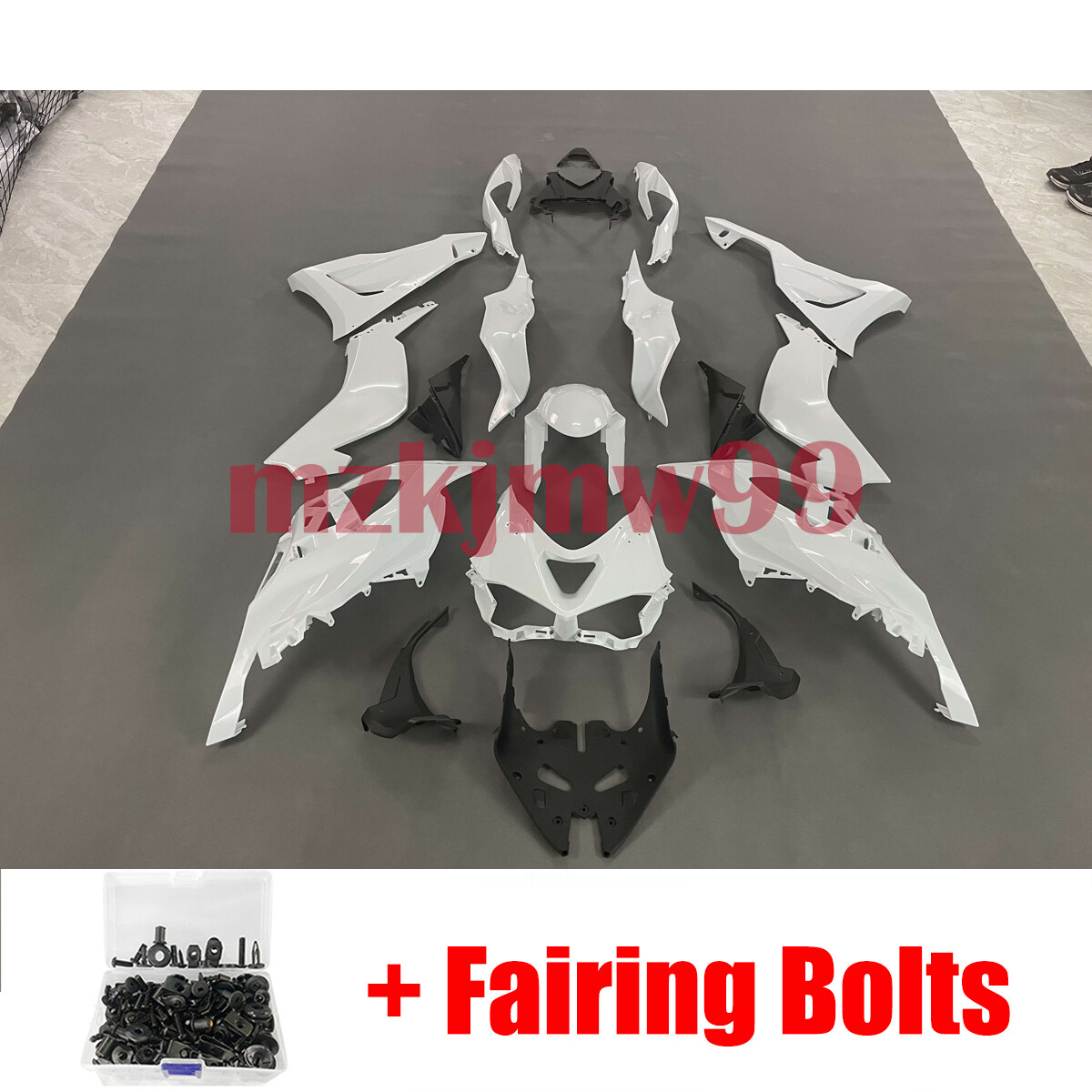 Unpainted Injection Fairing Kit + Bolts For Kawasaki Ninja ZX6R 2024-2026 ZX636