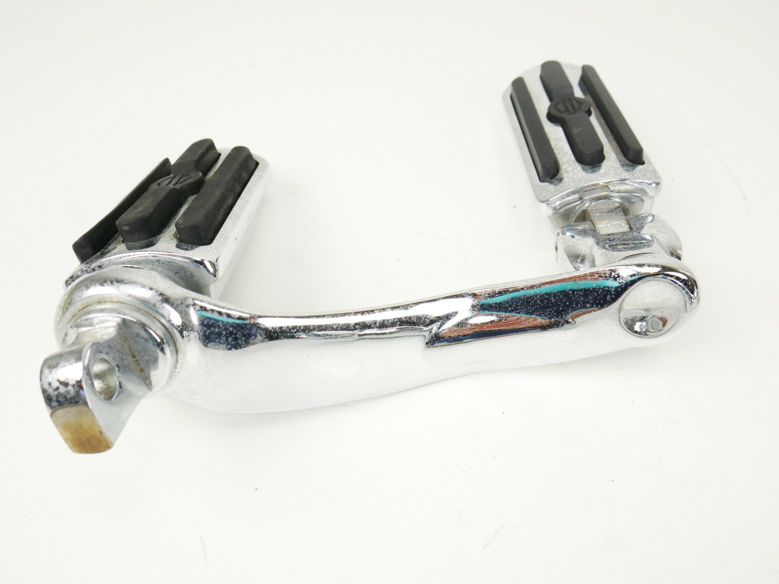Harley Davidson 88-21 Models Chrome And Black Crash Bar Highway Double Pegs Set