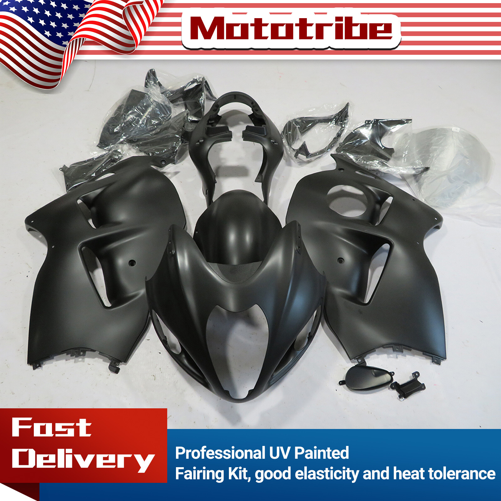 ABS Pre-Drilled Fairing Kit Bodywork For Suzuki Hayabusa GSX1300R 1997-2007 Mold