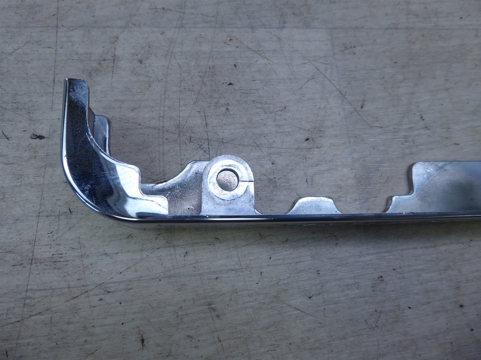 1986 Honda CMX450 Rebel H21148) chrome front fork trim emblem cover