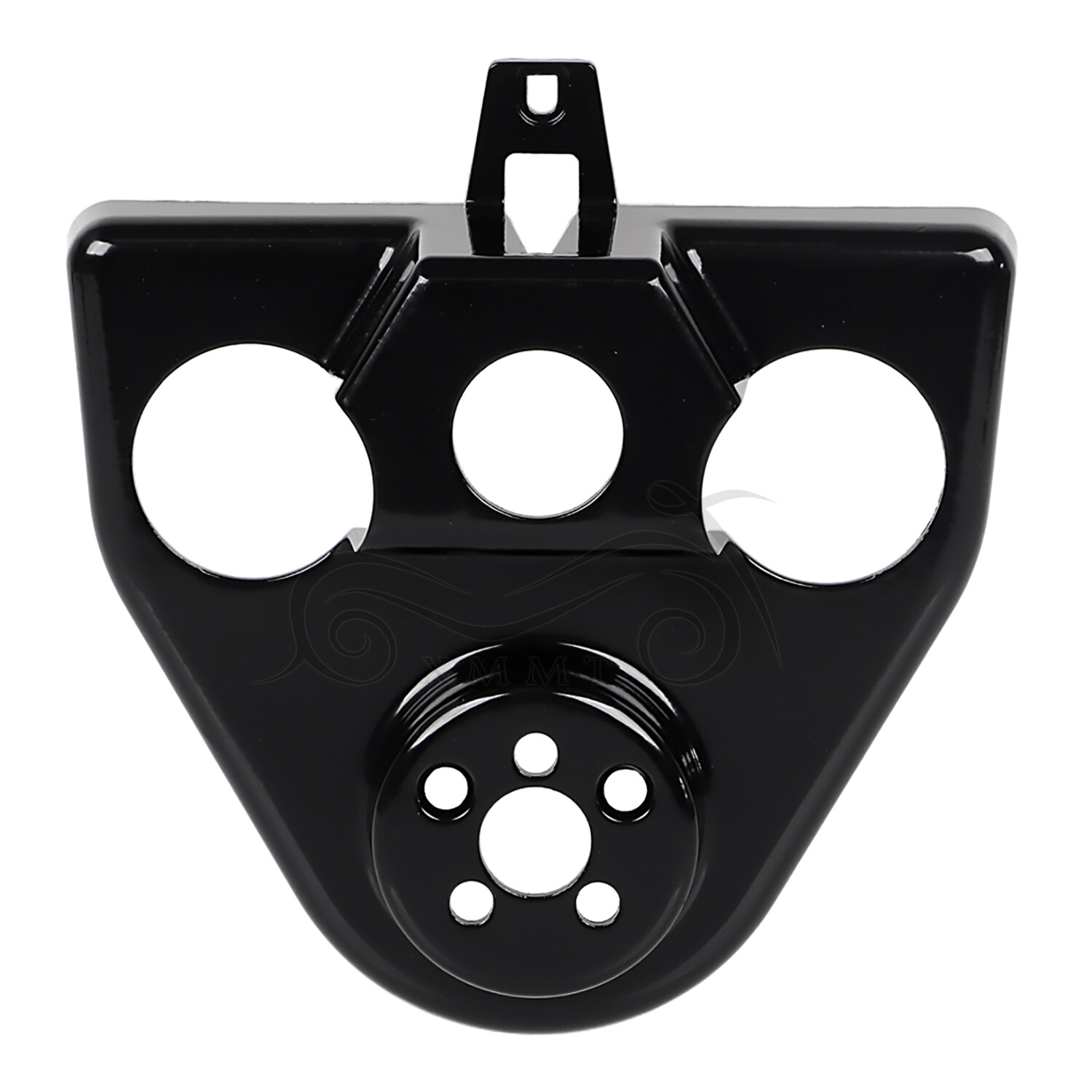 Black Zinc Alloy Handlebar Riser Cover Fit For Harley Road King Shrine SE FLHR