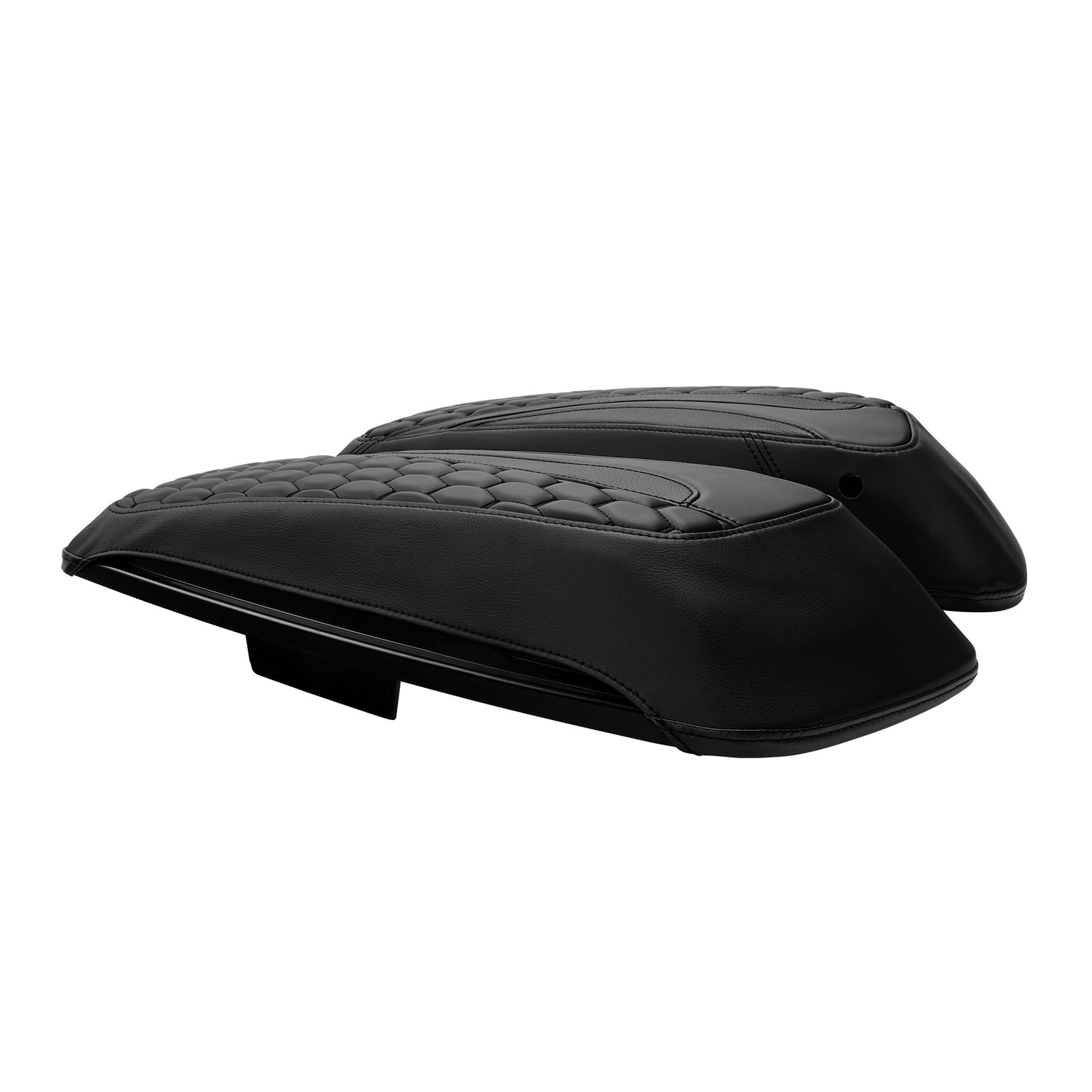Hard Saddlebag Saddle Bags Lid Covers Fit For Harley Touring Road Glide 14-24 US