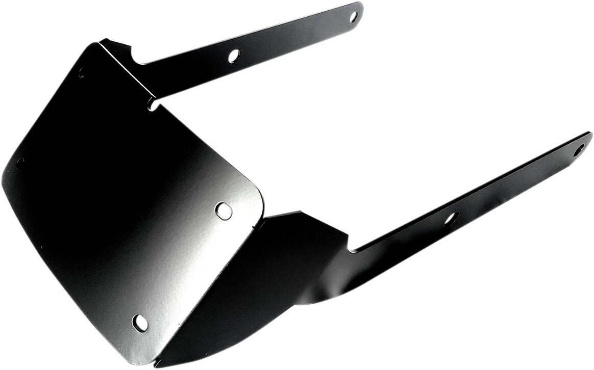Cycle Visions Curved License Plate Mount CV4654MT Black