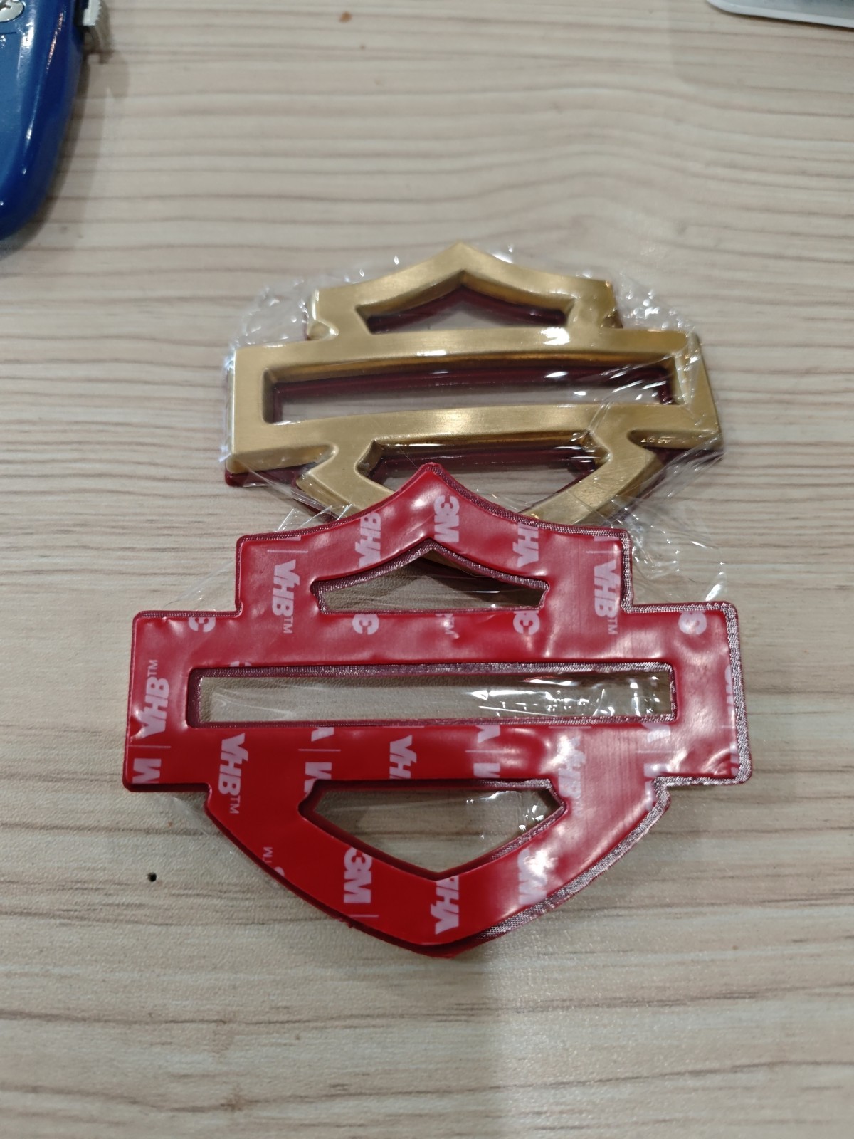 CVO 3D Emblems Brass / Chrome for Harley Davidson Road Glide Softail