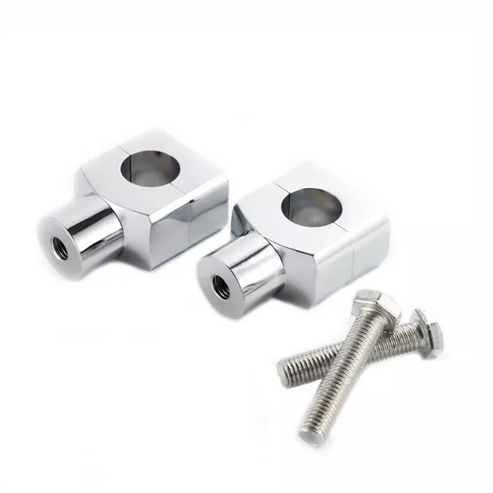 1″ Handlebar Mount Clamp Risers for Honda Shadow VT600 VT750 VT1100 VTX1300 1800