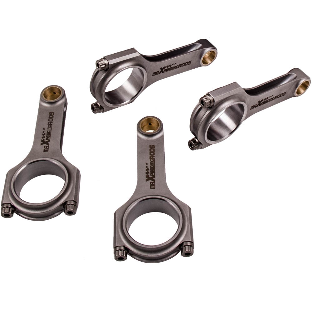 4x H-Beam Connecting Rod for Kawasaki ZX-10R 2004-2009 With ARP 2000 TUV Quality