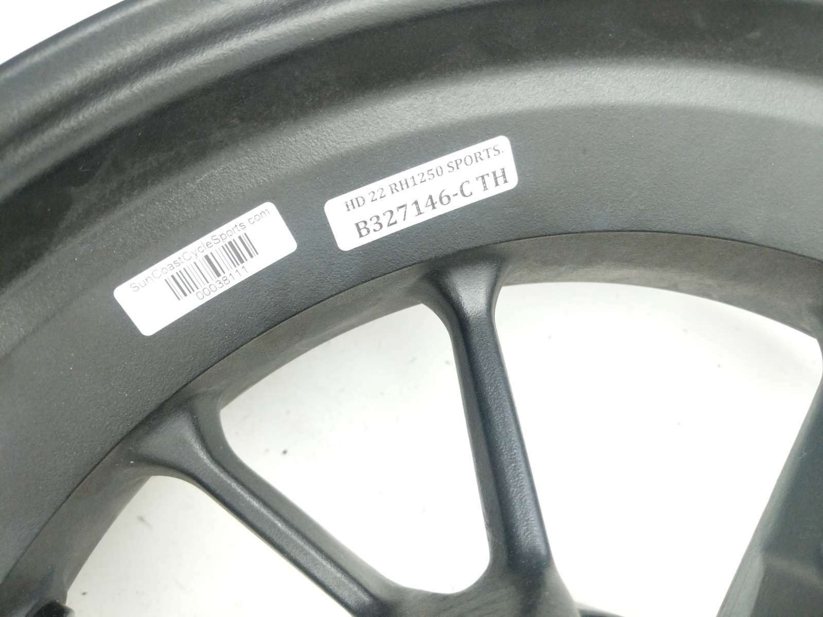 22 Harley Davidson RH1250 Sportster S Rear Wheel Rim STRAIGHT 16 x 5.00