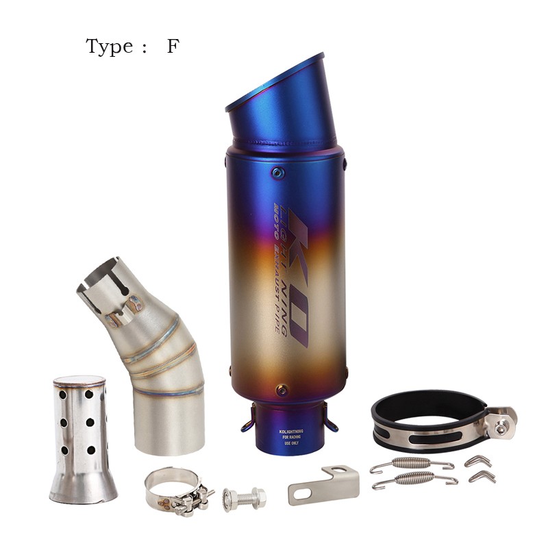 Slip For CF-Moto Papio 125 XO-1 XO-2 2023-2026 Exhaust Mid Pipe Muffler Silencer