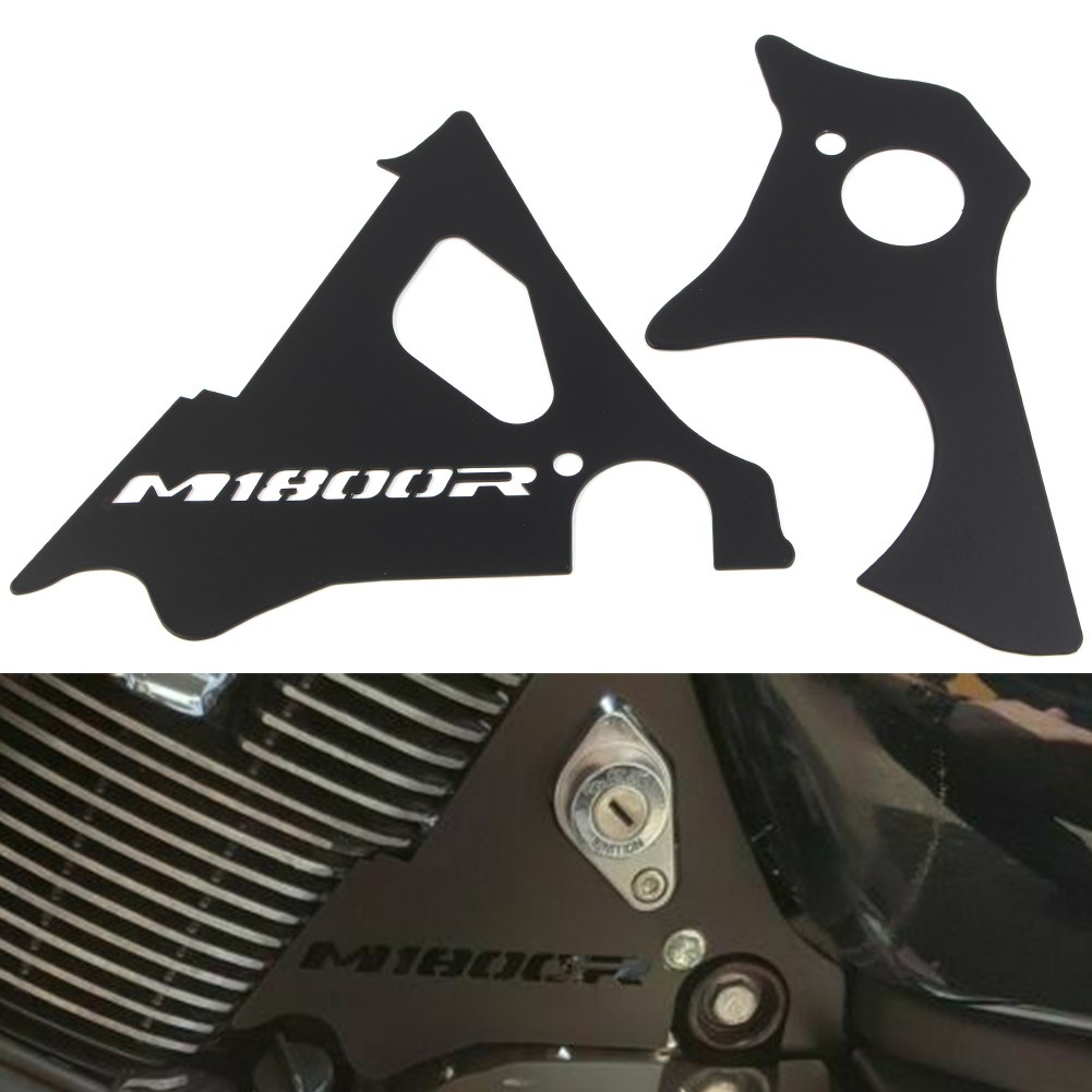 Engine Side Covers Frame Fillers Keyhole For Suzuki M109R/INTRUDER M1800R