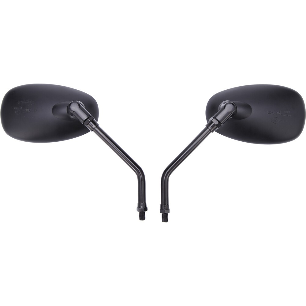 Black Motorcycle Rearview Mirrors For Yamaha V Star 250 650 950 1100 1300 XVS US