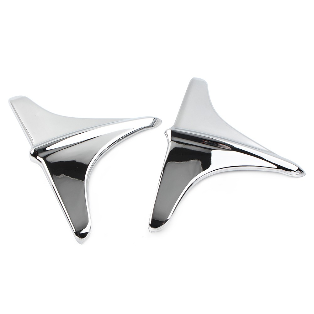 Chrome Rear Fender Accents Leading Front Edge Trim For Harley Touring 2009-2017