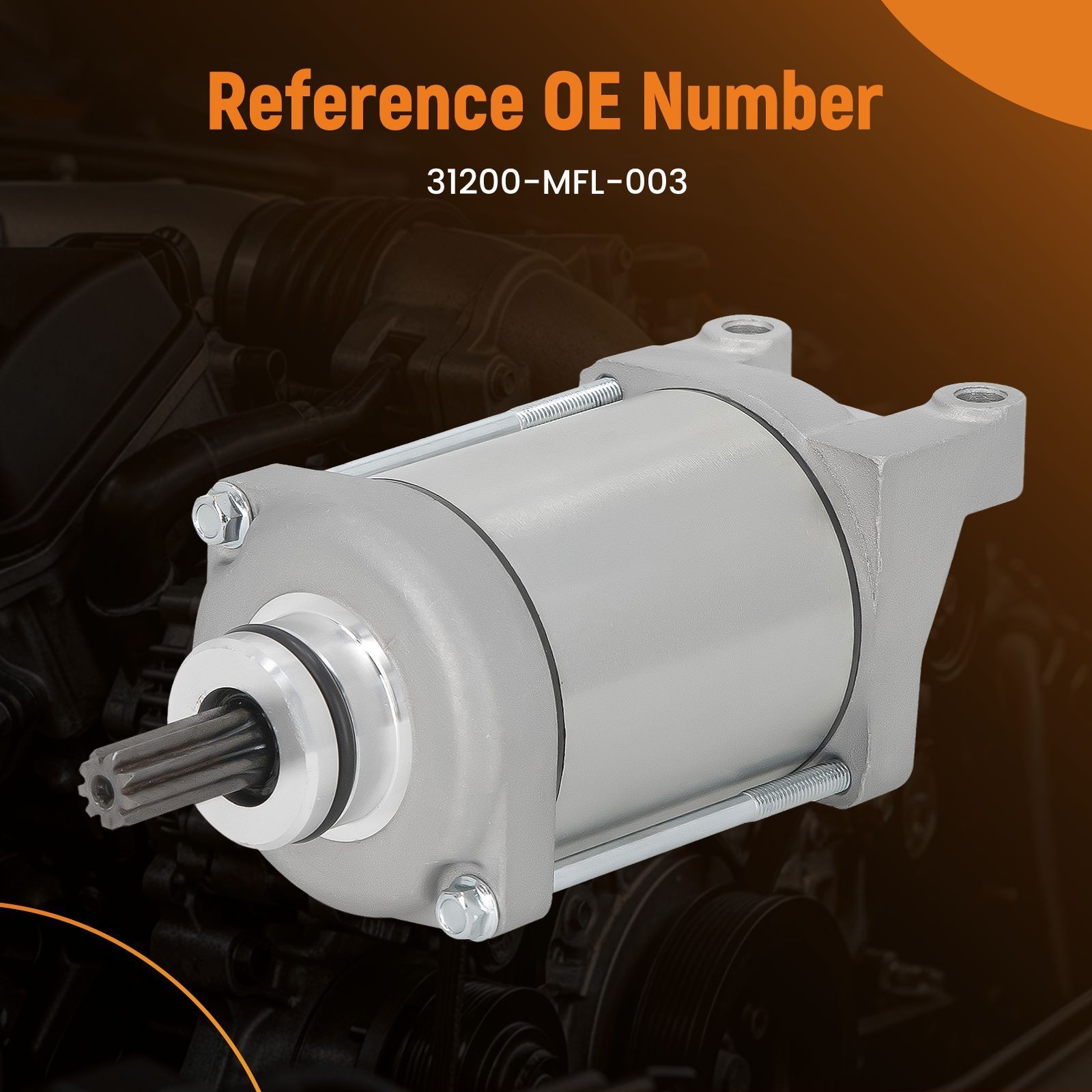 Starter Motor 31200-MFL-003 for Honda CBR1000RR CBR1000RA 2008-2021 2022 2023