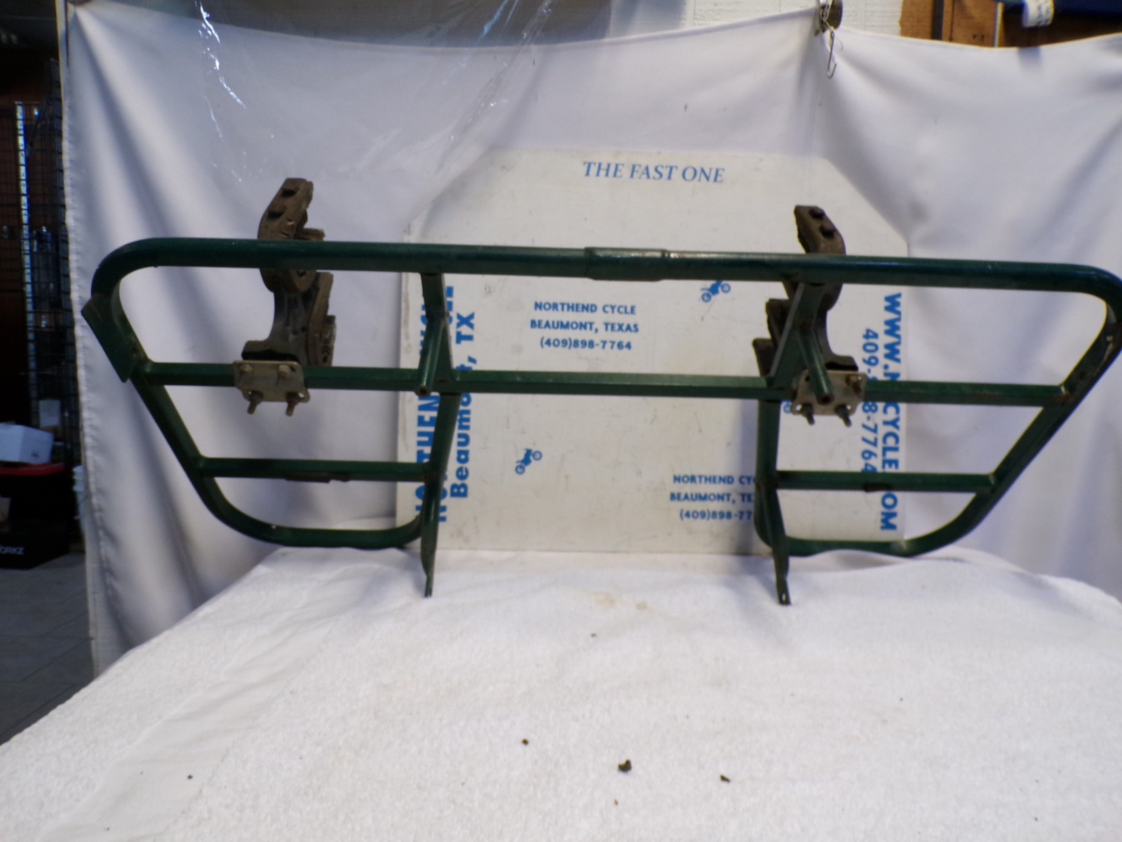 99 Polaris Big Boss 500 6×6 Front Luggage Rifle Rack Storage OEM 2670137