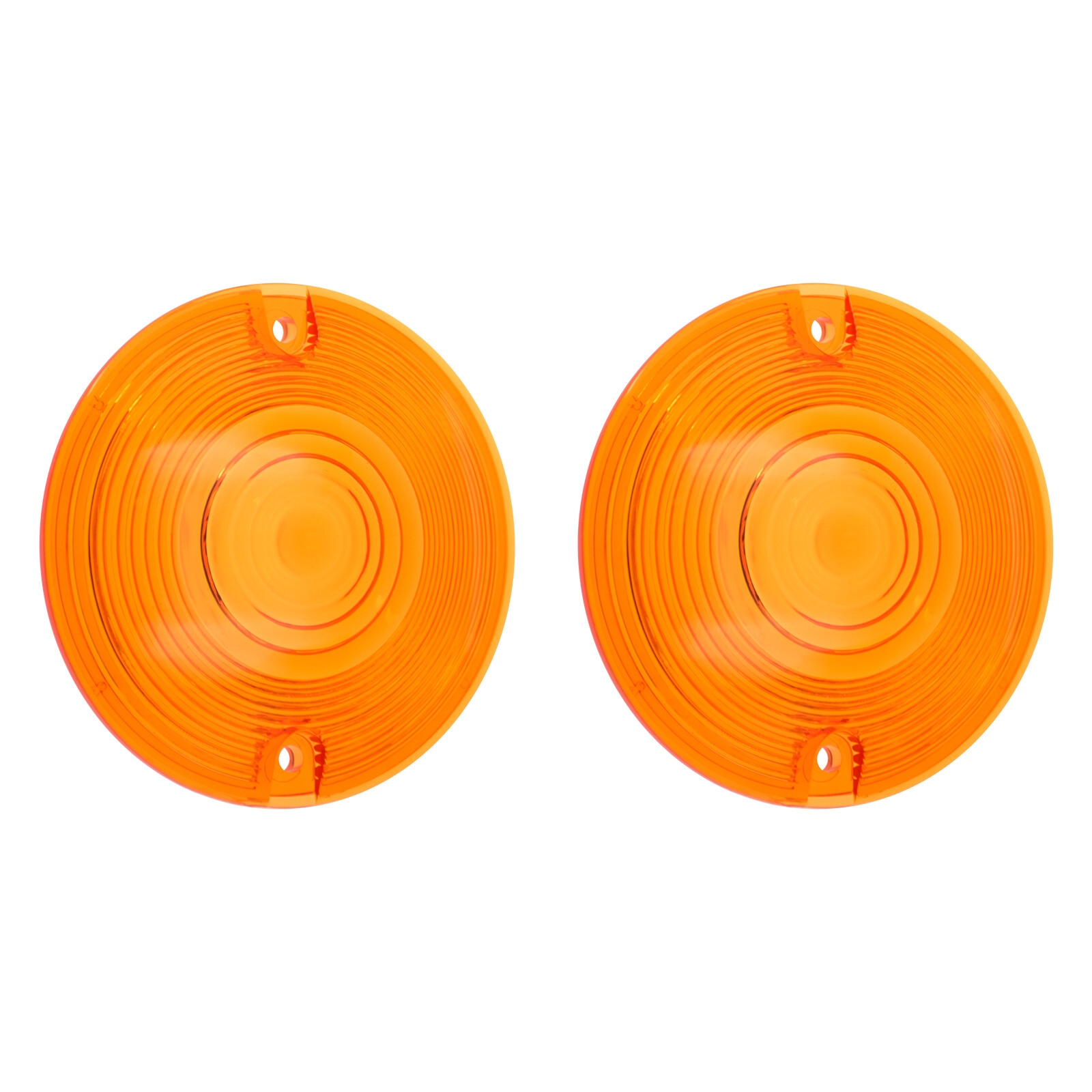 Amber Yellow Turn Signal Light Lens Cover For Harley Heritage Softail 1986-2023