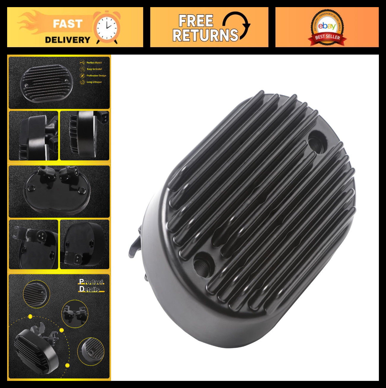 Voltage Regulator Rectifier for 2008-2017 Harley Davidson Softail All Models, Hi