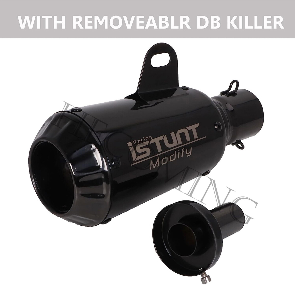 Slip on Muffler Pipe For Suzuki GSXR 600 GSX-R 750 Exhaust System w Baffle 11-21