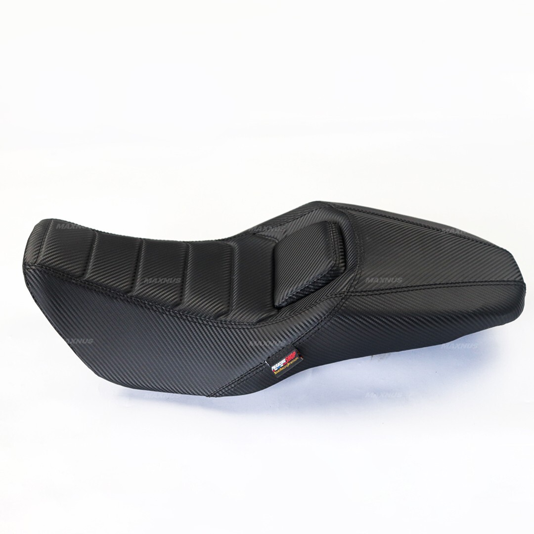 REPLACEMENT DUAL CARBON SEAT CUSHION STITCH BLACK FOR HONDA MSX SF 125 17-19