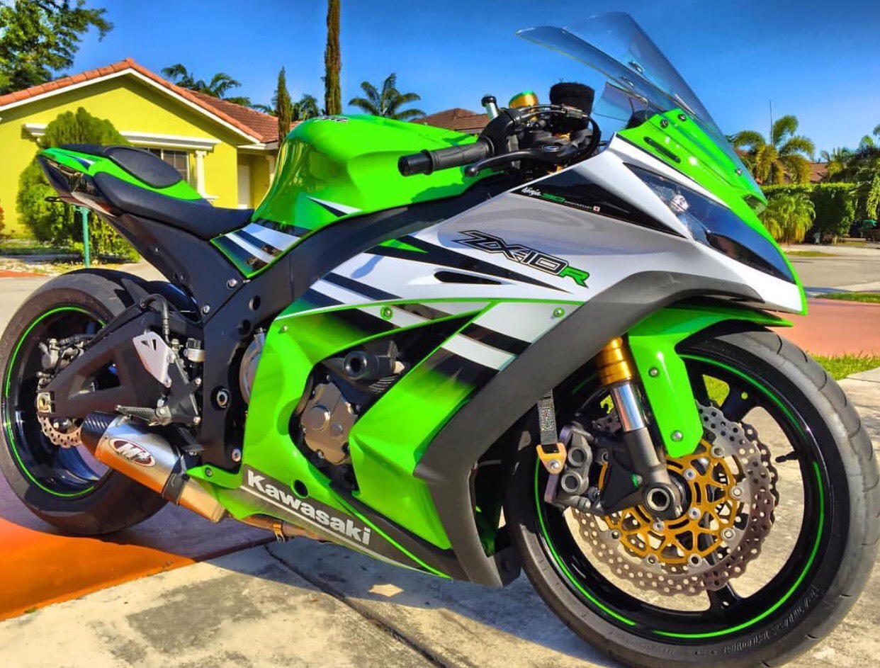 •MADE IN USA!! KAWASAKI NINJA ZX14R ZX12R ZX10R ZX6R LOWERING STRAP & BRACKETS