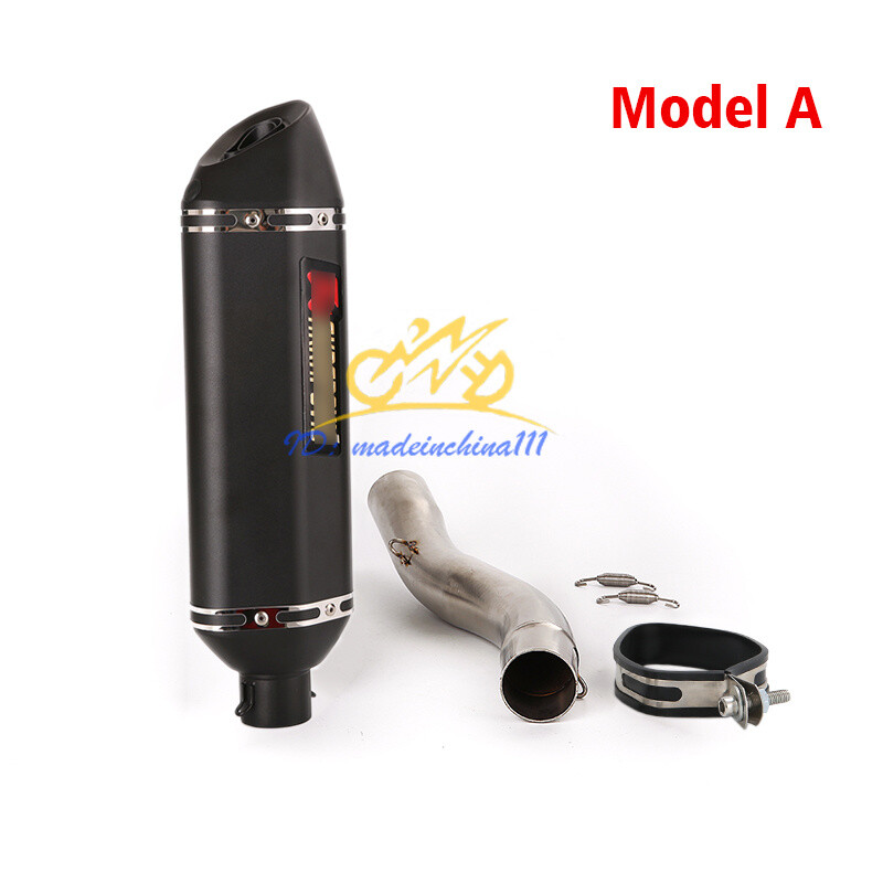 Mid Exhaust Pipe 51mm Mufflers Slip-on System For Ducati Monster 797 2017-2023