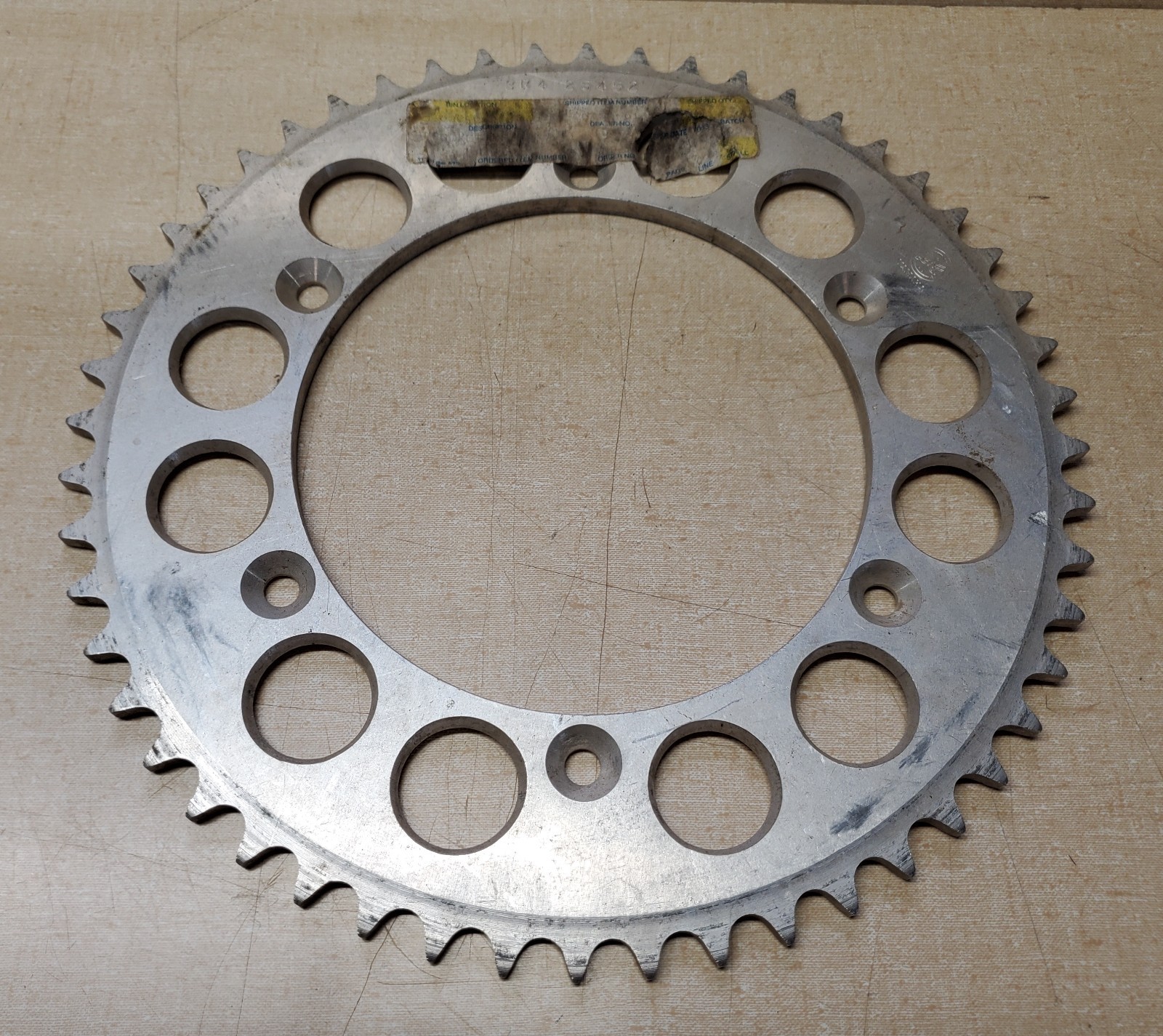 YAMAHA 3R4-25452-00-XX REAR SPROCKET 52 TOOTH YZ465 YZ250 YZ490 YZ100